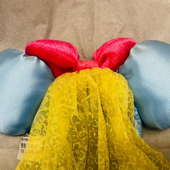 Disney Parks Snow White Princess Veil Minnie Mouse Ears Plush Headband - Picture 5 of 5